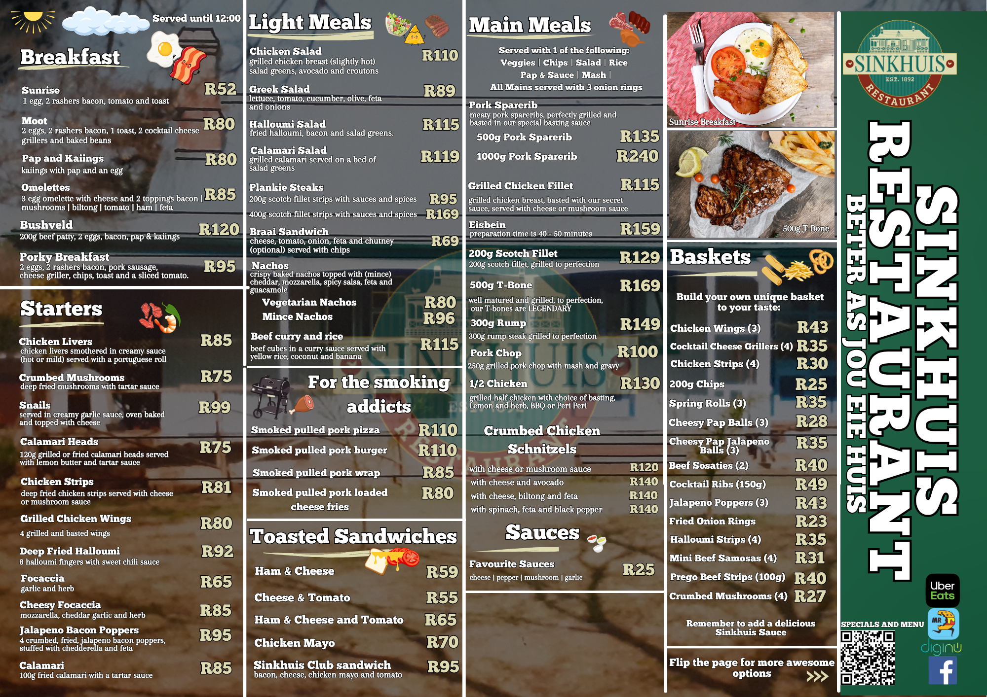 Menu Page